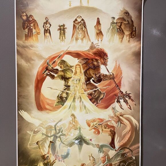 25th Anniversary Legend of Zelda Print Poster 13.5 x 65 inches long - Picture 1 of 16